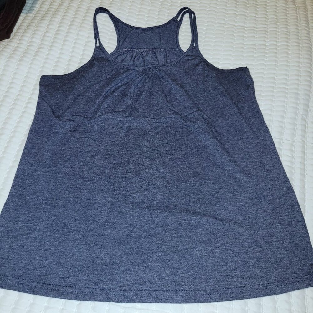 Blue Racerback Tank - Size M-L